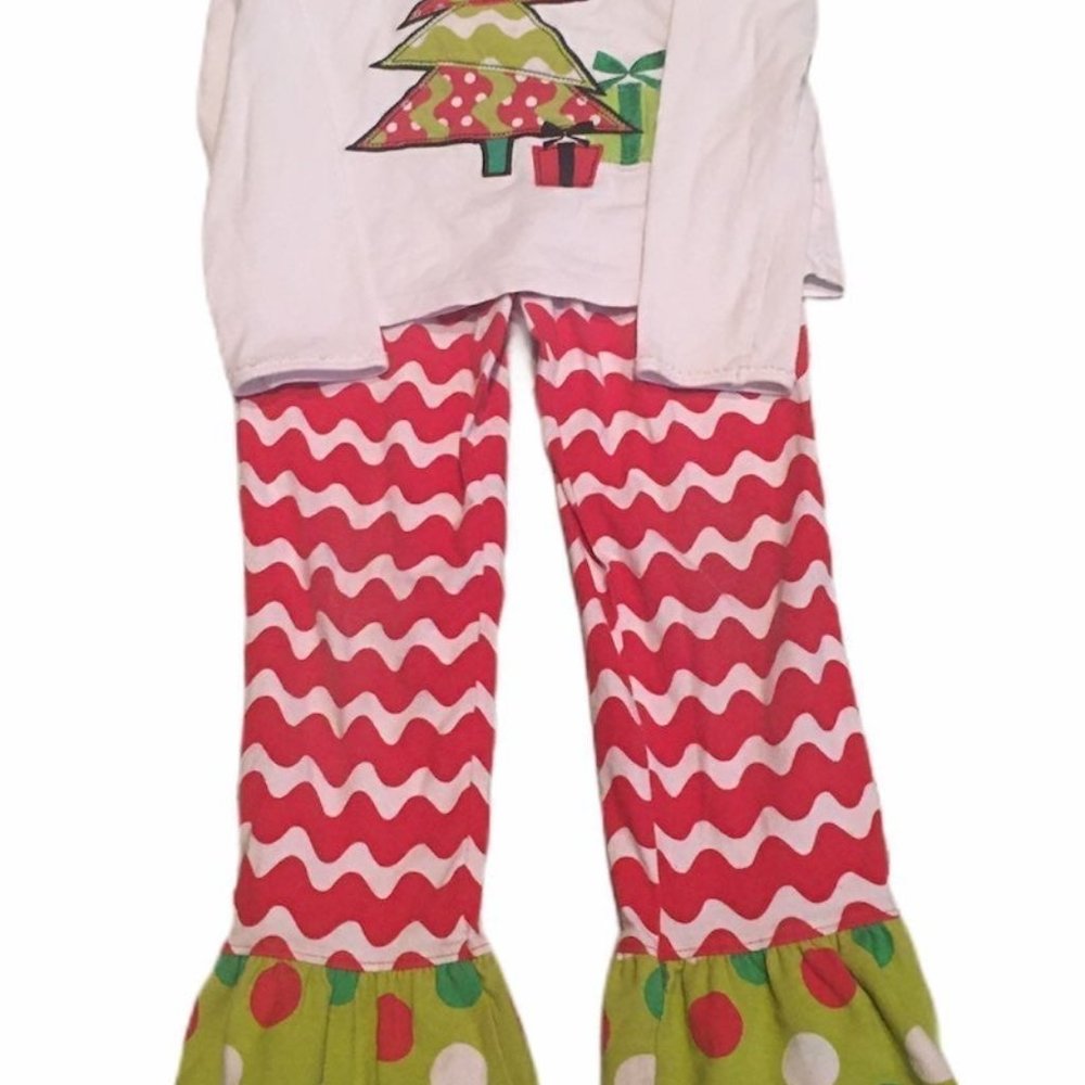 Girls toddler christmas outfit-size 6x